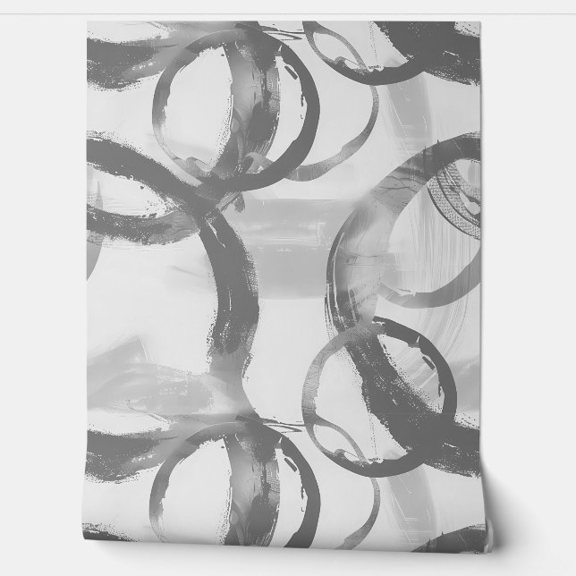 Gold Circles Circular shapes Wallpaper (Unrolling)