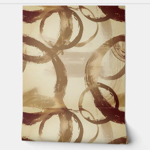 Gold Circles Circular shapes Wallpaper