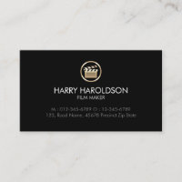 Gold Clapperboard Icon Film Director Visual Arts