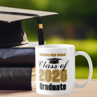 Gold Class of 2026 Graduation Keepsake