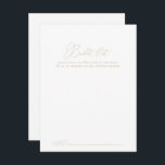 Gold Classy Chic Wedding Bucket List Cards<br><div class="desc">These gold classy chic wedding bucket list cards are the perfect activity for a rustic wedding reception or bridal shower. The simple and elegant design features classic and fancy script typography in gold. 

Change the wording to suit any life event. Bucket list sign is sold separately.</div>