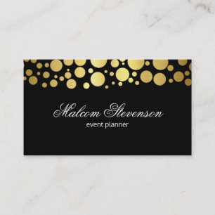Gold Cluster Lux Shimmer Business Card