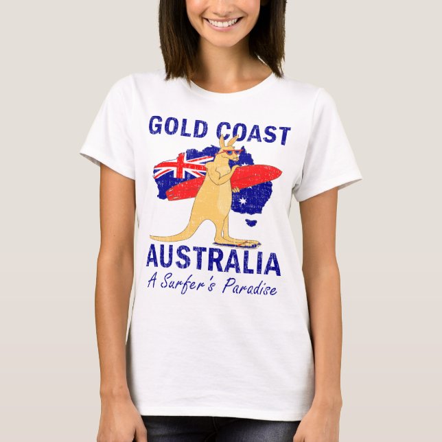 Gold Coast Australia A Surfer's Paradise  T-Shirt (Front)