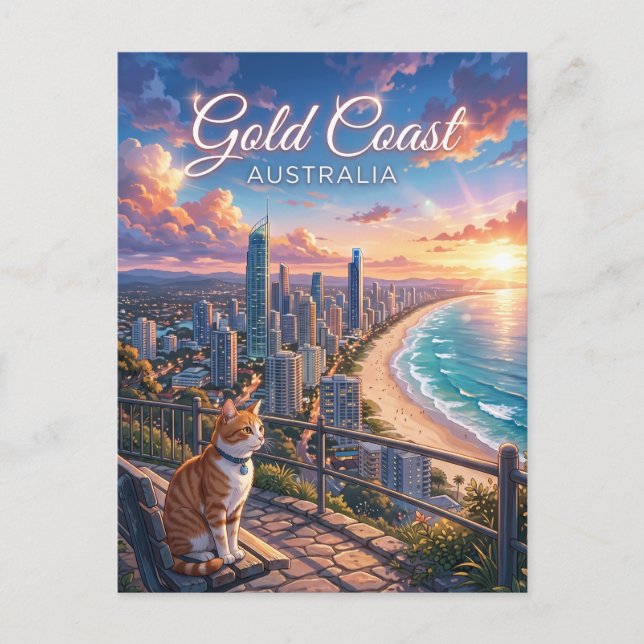 Gold Coast Australia Postcard (Front)