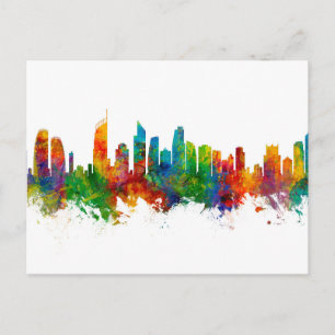 Gold Coast Australia Skyline Postcard