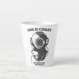 Gold Coast Queensland Australia diving poster Latte Mug