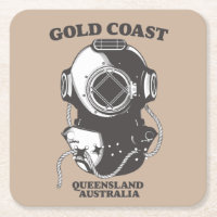 Gold Coast Queensland Australia diving poster