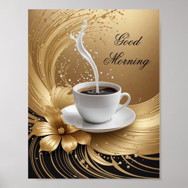 Gold coffee poster (Front)