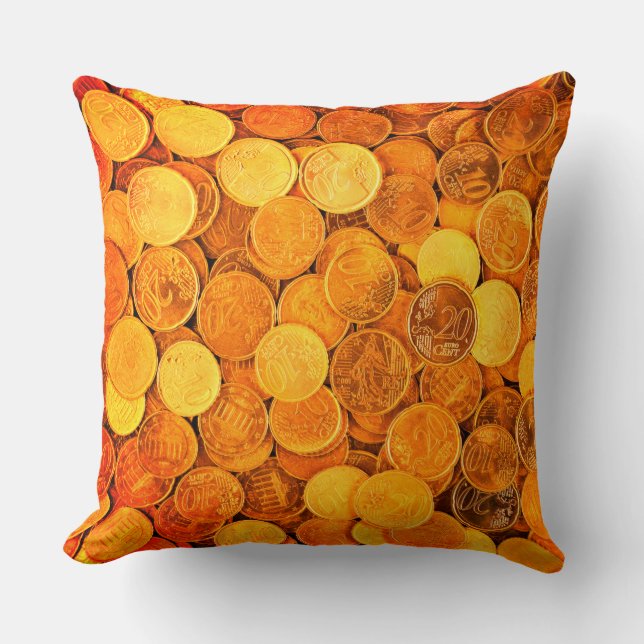 Gold Coin Cushion (Front)
