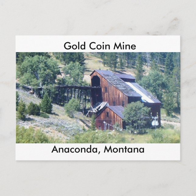 Gold Coin Mine Postcard (Front)