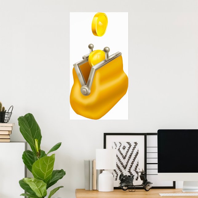 Gold Coin Purse Poster (Creator Uploaded)