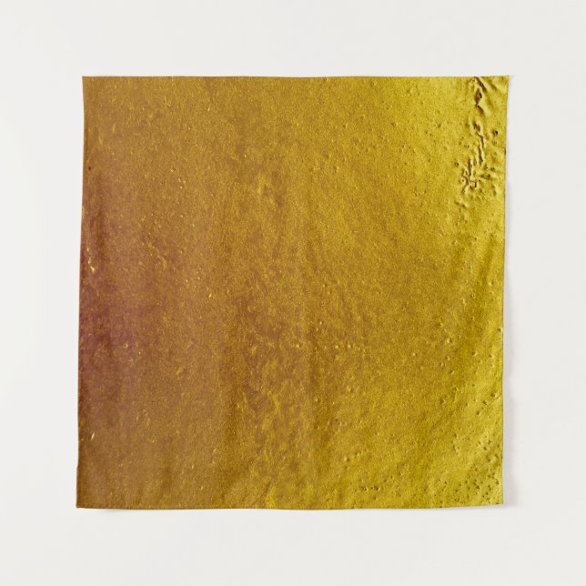 Gold color cement wall texture background abstract tapestry (Front)