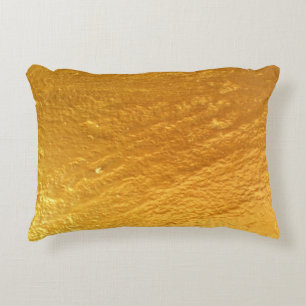 Gold color concrete wall textureabstract, ancient, decorative cushion