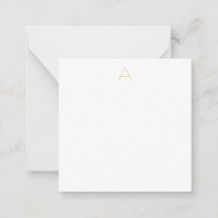 Gold Color Monogram Professional Custom Card