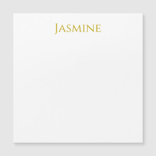 Gold Color Plain Minimalist Magnetic Card