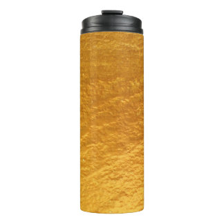 Gold colour concrete wall textureabstract, ancient thermal tumbler