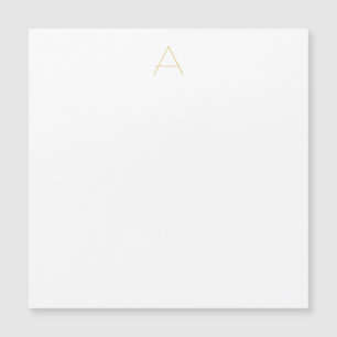 Gold Colour Monogram Professional Magnetic Card