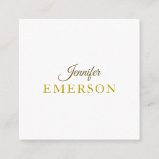 Gold colour name professional minimalist modern enclosure card