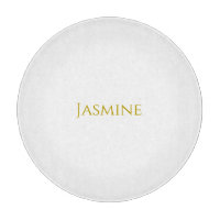 Gold Colour Plain Minimalist Professional Name 
