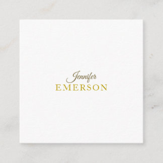 Gold colour professional minimalist modern plain enclosure card