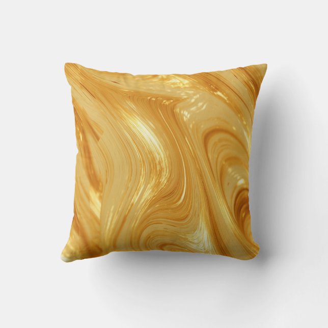 Gold colour shimmer cushion (Back)
