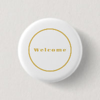 Gold Colour Welcome Party Minimalist Professional 