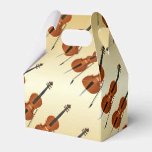 Gold Coloured Cello Favour Box