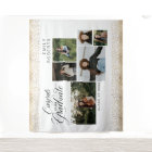 Gold Confetti 6 Photo Collage Congrats To Our Grad