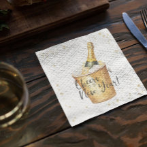 Gold Confetti Cheers to the New Year