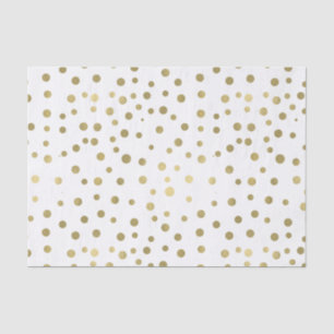 Gold Confetti Dots Tissue Paper