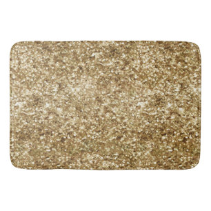 Gold Confetti Glitter Bath Mat