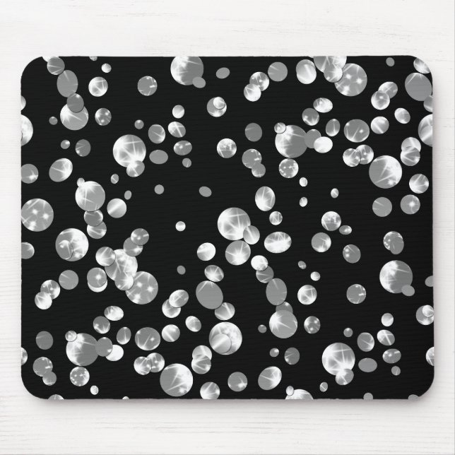 Gold confetti  mouse mat (Front)