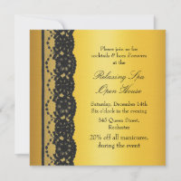 Gold Corporate Open House with Lace