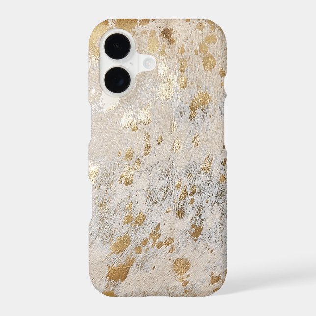 Gold Cowhide Print Metallic (Back)
