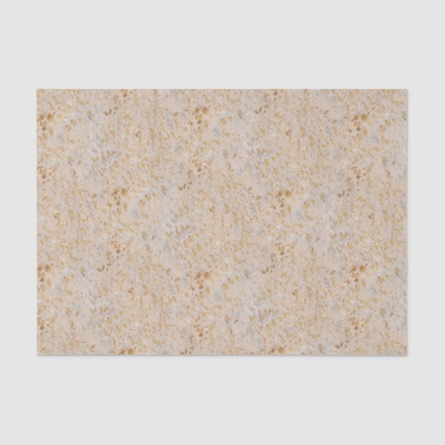 Gold Cowhide Print Metallic Western Rodeo Tissue Paper (Front)