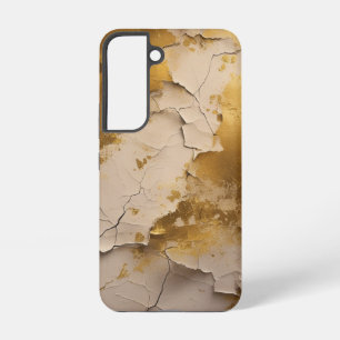 Gold Cracked Samsung Galaxy Case