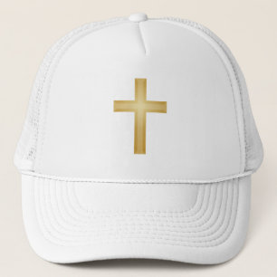 Gold Cross/Easter Trucker Hat