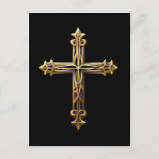 Gold Cross Postcard