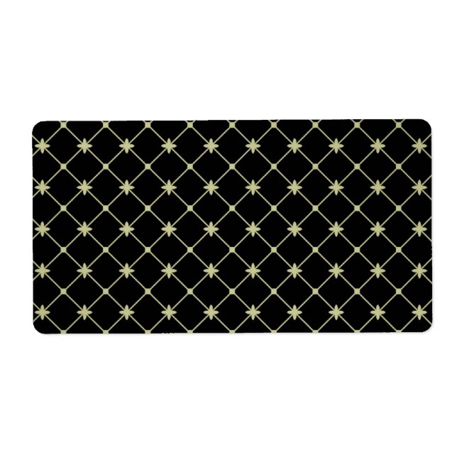 Gold Crosses on Black Template (Front)