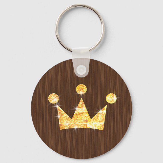 Gold Crown Key Ring (Front)