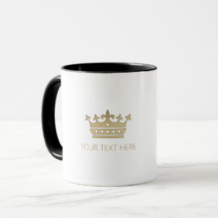 Gold Crown Mug