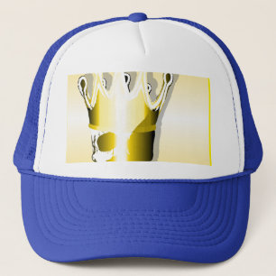 Gold Crown Skull, Peekaboo - Trucker Hat