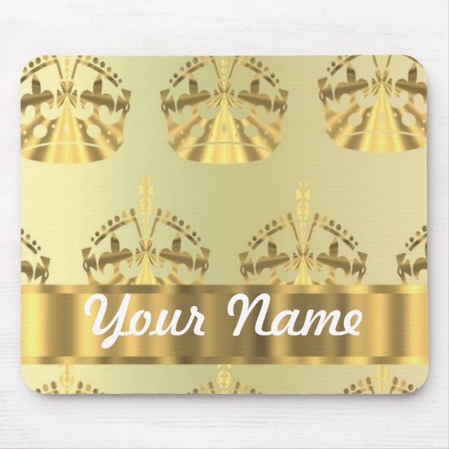Gold crowns mouse mat (Front)