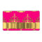 Gold crowns on hot pink