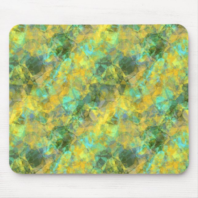 Gold Crumpled Texture Mouse Mat (Front)