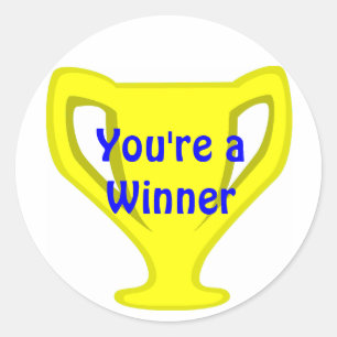 Gold Cup Teacher's Award Stickers