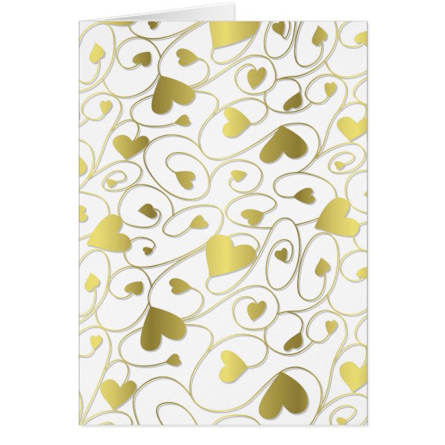 Gold curly hearts (Front)