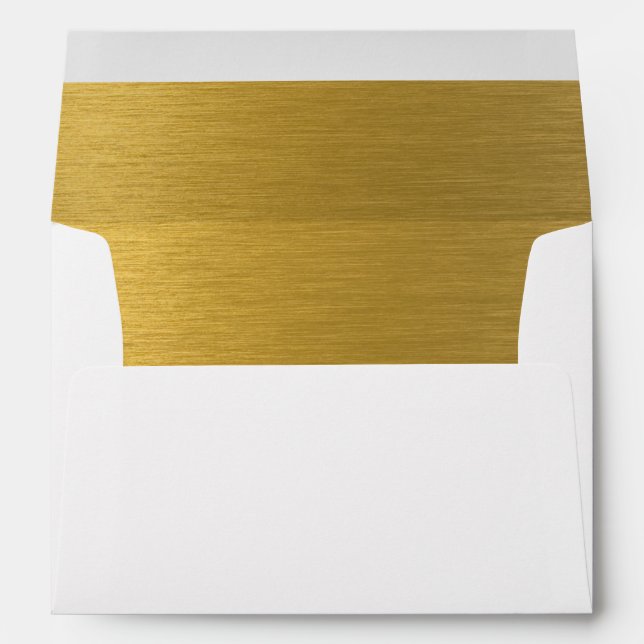 Gold Custom Envelope (Back (Bottom))