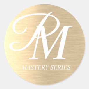 Gold Custom Stickers Product Labels