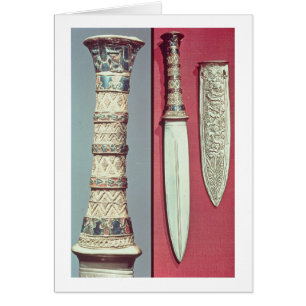 Gold dagger and sheath, Tutankhamun treasure, c.13